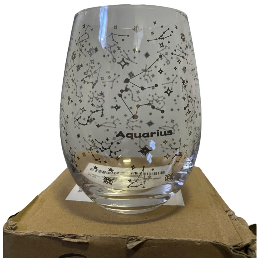 Aquarius Stemless Wine Glass